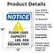 Signmission Floor Load Capacity, 12 in W x Rectangle, Plastic OS-2PACK-NS-P-1218-V-12792 - alternate 6